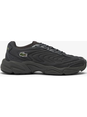 Lacoste Storm 96 2k Lite Leather Mens Sneaker Hakiki Deri Erkek Günlük Spor Ayakkabı Koyu Gri