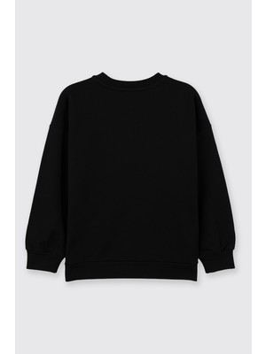 Panço Erkek Çocuk Siyah Sweatshirt