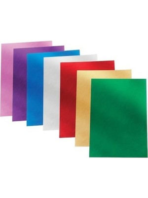 Puti Fosforlu Fon Kartonu 25 x 35 cm 10'lu 6 Renkli Yaratıcı Kırtasiye Ürünü