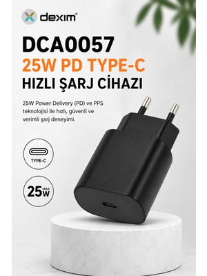 Dexim 25W Usb-C Pd Hızlı Şarj Cihazı - DCA0057