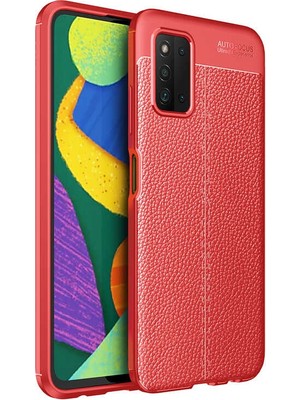 Galaxy A03S Kılıf Deri Görünümlü Silikon Kamera Korumalı Üstün Koruma Wolf Dizayn