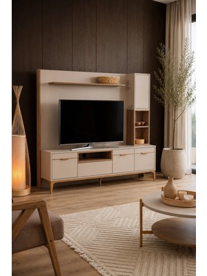 Enluso Nova Lcd Tv Sehpa Üst fonlu (Kumsal) - 180