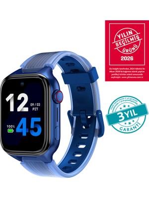 Ttec Kidi Pro AMOLED Ekranlı GPS 4G Sim Kartlı Akıllı Çocuk Saati Okyanus Laciverti 2KSW03