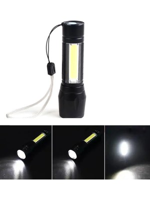 Ieg™ Mini Çok Güçlü Şarjli El Feneri Xpe-Cob LED WT-030