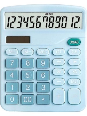 PM-24066 12 Basamaklı Solarlı Elektronik Hesap Makinesi