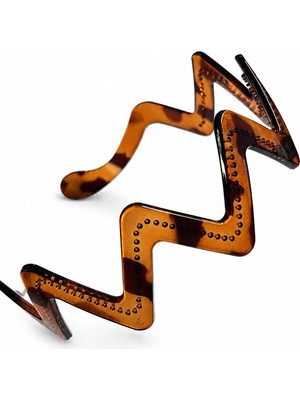 New Obsessions Zigzag Plastik Taç