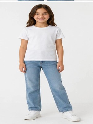 ALDAIYR Kadın %100 Organik Pamuklu Kalın Dokulu Regular Fit Yuvarlak Yakalı Kırık Beyaz T-Shirt