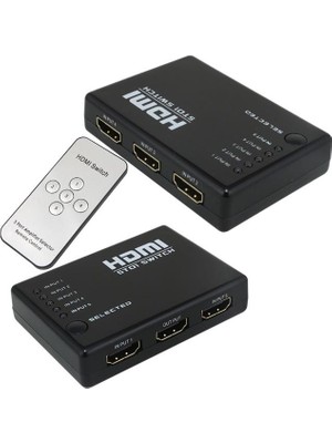 PM-8342 5 Giriş 1 Çıkış HDMI 2.0 4K@60Hz Switcher Toplayıcı Kumandalı