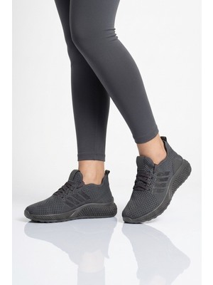 Walkway Füme Hafif Triko Unisex Spor Ayakkabı