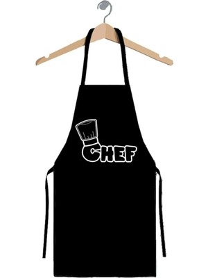 Kumaş Chef Baskılı Mutfak Önlüğü