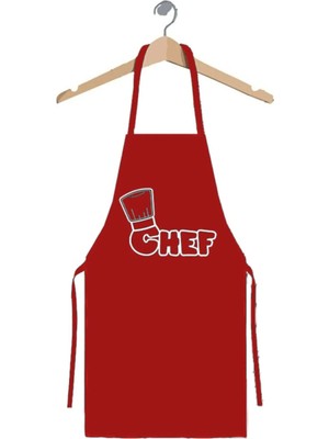 Chef Baskılı Mutfak Önlüğü