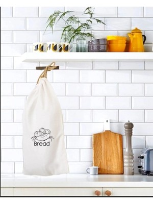 Sağlıklı Ekmek Torbası -30X50 Ekmek Kesesi Baskılı