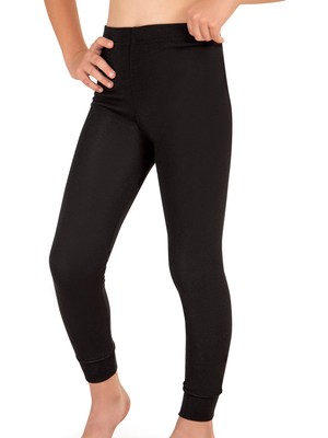 Özkan Underwear Özkan 30312 Çocuk Unisex Viskon Şardonlu Termal Tayt Içlik