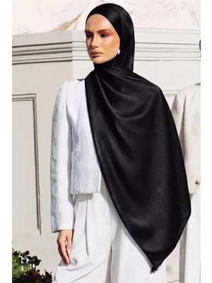 Olcay Ipek Organze Abiye Şal Siyah 105