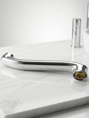 Uzman Armatür Mutfak ve Banyo Batarya Borusu Paslanmaz 1. Kalite 18 cm