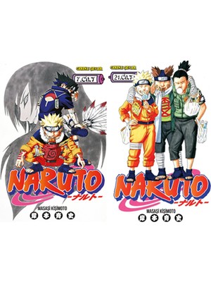 Gerekli Şeyler Yayıncılık Naruto 7 ve Naruto 21 (Masaşi Kişimoto)