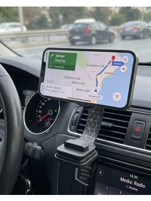 Dashboard Manyetik Telefon Tutucu Ayarlanabilir Telefon Standı - MOVERA6511-8658