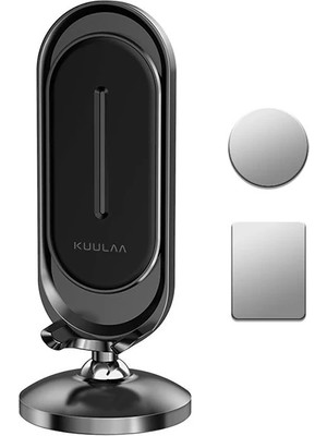 Kuulaa Universal Mıknatıslı Standlı Cep Telefon Araç Tutucu ALUMINUM-(5775) - MOVERA5266-2389