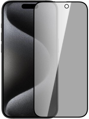 Ally Iphone 15 Plus 3D Full Privacy Gizlilik Cam Ekran Koruyucu ANTI-SPY-(5775) - MOVERA8900-6131