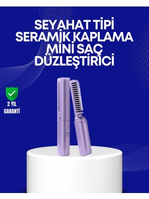 USB Şarjlı Kablosuz Saç Düzleştirici – Hızlı ve Pratik - MOVERA2405-7724