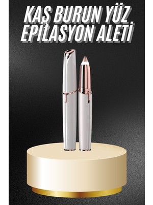 Unısex Şarjlı Kaş Bıyık Alma Epilatörü Hassas Ciltlere Özel Acısız - MOVERA4089-6835