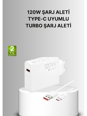 120W Mi Turbo Akıllı Tanıma Çipli Hızlı Şarj Cihazı Taşınabilir ve Dayanı - MOVERA8232-4