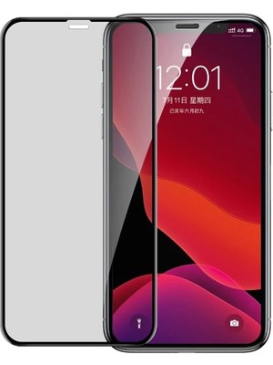 Baseus Iphone 11 Pro/ Xs/x  023MM Anti Spy Çerçeveli Tempered Cam Ekran Koruyucu- - MOVERA2291-2