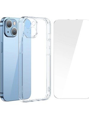 Baseus Superceramic Series iPhone 14 Plus 6.7 Koruyucu Cam Kılıf+Full Tempered Ekr - MOVERA3352-7