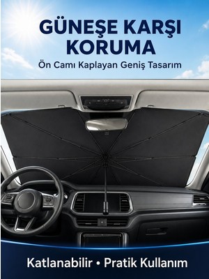 Mini Cooper Fiat 500 Smart Fortwo Hyundai I10 Kia Picanto Uyumlu Oto Şemsiye Yeni N - MOVERA3503-5