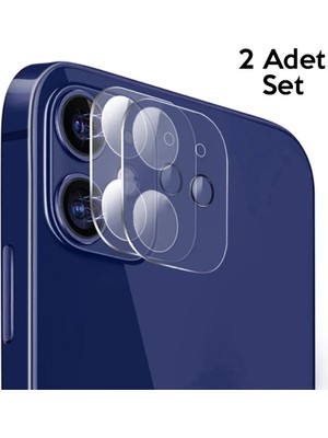 Gor Iphone 12 Mini 5.4 Best Full Tempered Cam Kamera Koruyucu 2ADET SET-(5775) - MOVERA2182-9864