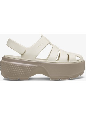 Crocs Stomp Fisherman Kadın Bej Sandalet.0ll
