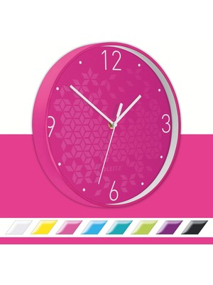 Leitz 90150023 Wow Sessiz Duvar Saati