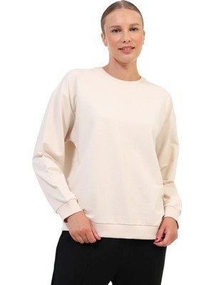 Lumberjack Sweatshirt Kadın Taş Rengi Wb 16SN79