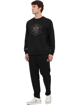 Lumberjack Sweatshirt Erkek Blackbeauty ml Arman 16NAT26-4