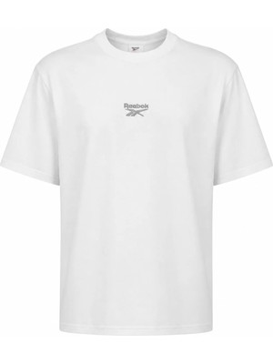 Reebok Kısa Kol T-Shirt Erkek Beyaz Nıdas Tee