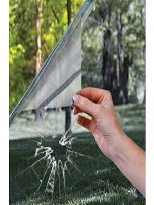 Generic Güvenlik Şeffaf Cam Filmi Kırılmaz 137X2MT J