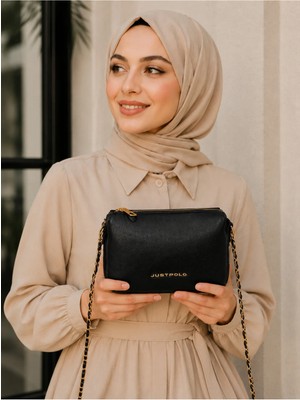 Just Polo Zincir Askılı Kadın Omuz & Çapraz Çanta Şık Günlük Kullanım