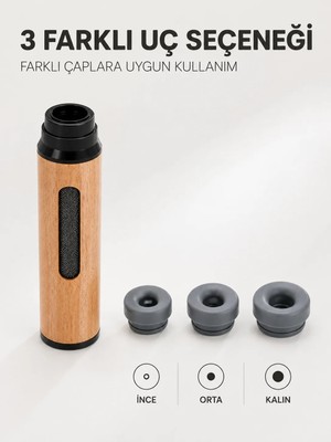 Taşınabilir Küllük Ince Orta Kalın 3 Farklı Uçlu Mini Küllük