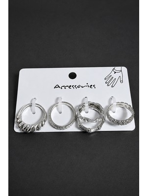 5 Adet Metal Eklem Yüzük