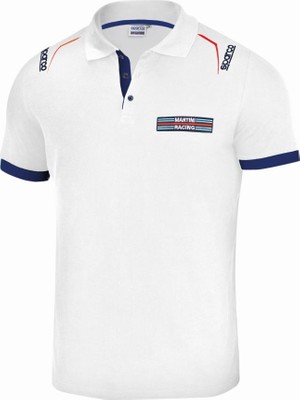 Sparco Martini Racing Polo Embroıderıes Beyaz T-Shirt  S  Beden