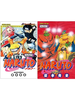 Gerekli Şeyler Yayıncılık Naruto 2 ve Naruto 44 (Masaşi Kişimoto)