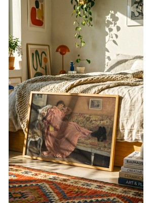 Lia Gallery Dekoratif Vintage Çerçeveli Poster