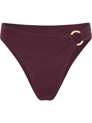 Away That Day Yüksek Bel Şort Bikini Altı - Mor