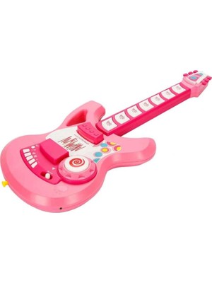 NW NessiWorld 4933 Gitar Fonk Tuşlu Askılı Pembe Sesli