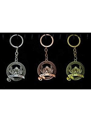 Kaufhier Metal Ayasofya Anahtarlık