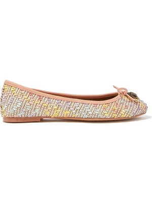 Kurt Geiger Eagle Raffia Balerin Ayakkabılar