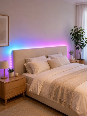 Eco Lounge 5m Rgb Şerit LED Seti 12V 2835 Smd Kumandalı Ev Oda ve Dekoratif Ambiyans Aydınlatma