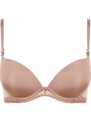 Aubade Sheer Emotion Push-Up Bh,  Grs Sertifikalı, Transparan Tüllü Sütyen