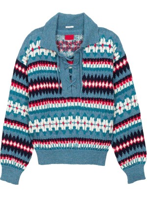 Mother Denim Bağcıklı Rahat Kazak