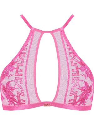 Aubade Rules Of Attraction Bralette, Altın Detaylı, Halter Yaka Büstiyer